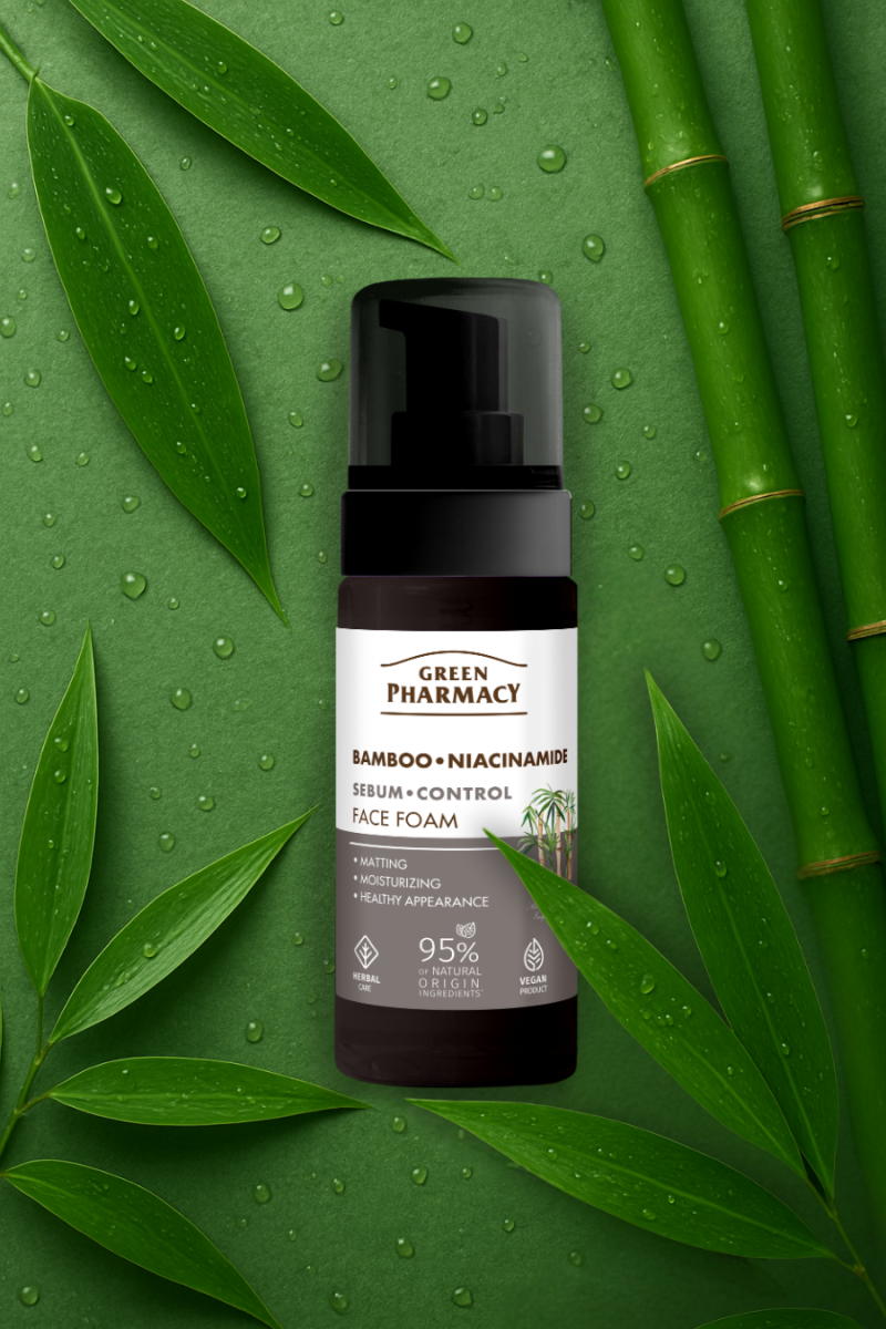 Набір для обличчя Green Рharmacy Sebum-control Бамбук і ніацинамід